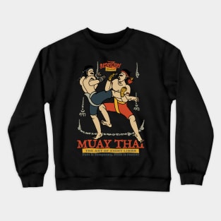 Muay Boran Muay Thai Sak Yant Crewneck Sweatshirt